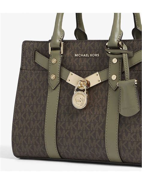 michael kors army green tote|Michael Kors dark green wallet.